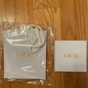 Dior gift Bag and box